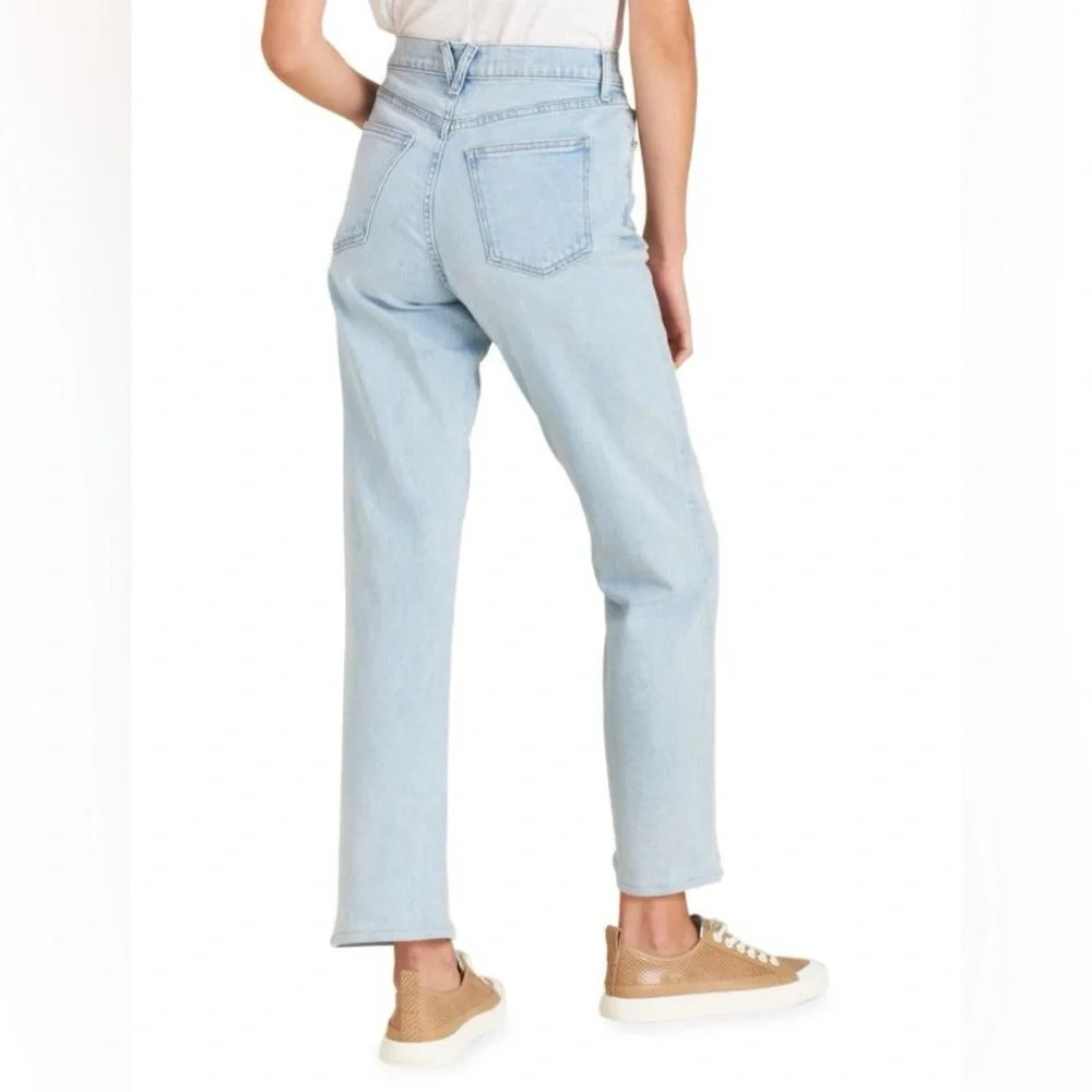 Veronica Beard Blake Classic Straight High Rise Jeans in Glacier Blue - Size 30 - Picture 2 of 9